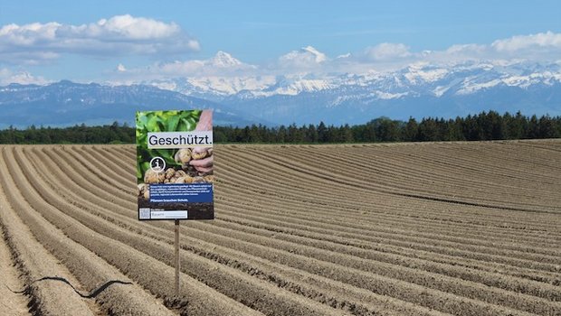 Mit sieben verschiedenen Motiven sollen die neuen Feldtafeln kompakt über den Pflanzenschutz aufklären. (Bild IG Bauern Unternehmen)