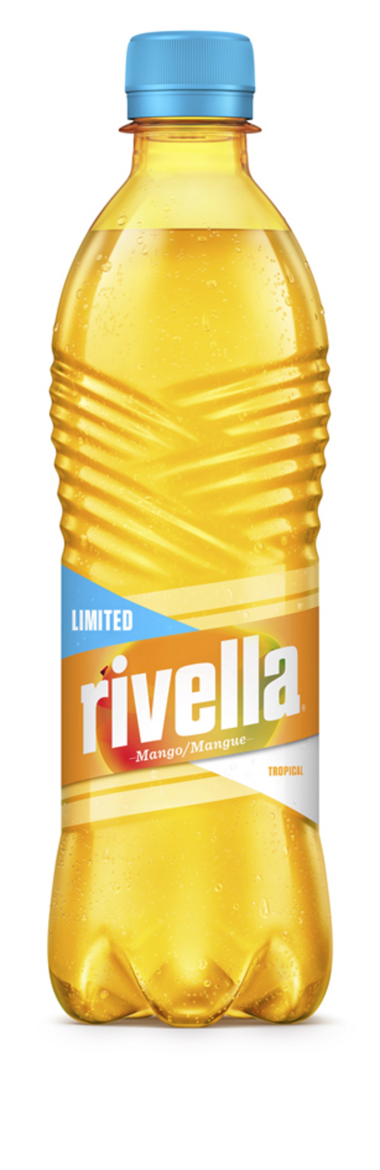 Das neue Rivella mit Mango-Geschmack löst Rivella Pfirsich ab. (Bild ots/Rivella AG)