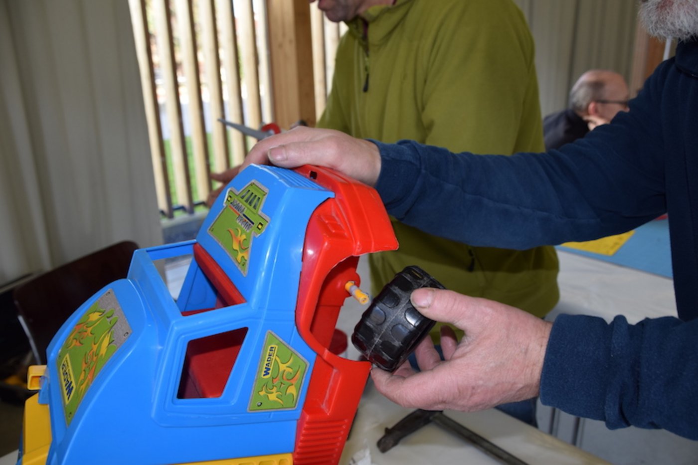 Diese Vorderachse braucht Hilfe.