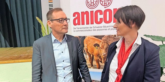 Proviande-Direktor Donat Scheider bei der Anicom.