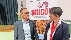 Proviande-Direktor Donat Scheider bei der Anicom.