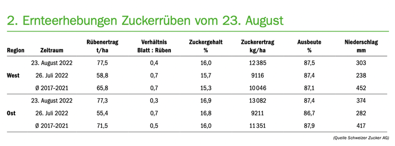 Die Branche verzeichnet einen bescheidenen Zuwachs bei den Zuckerrüben