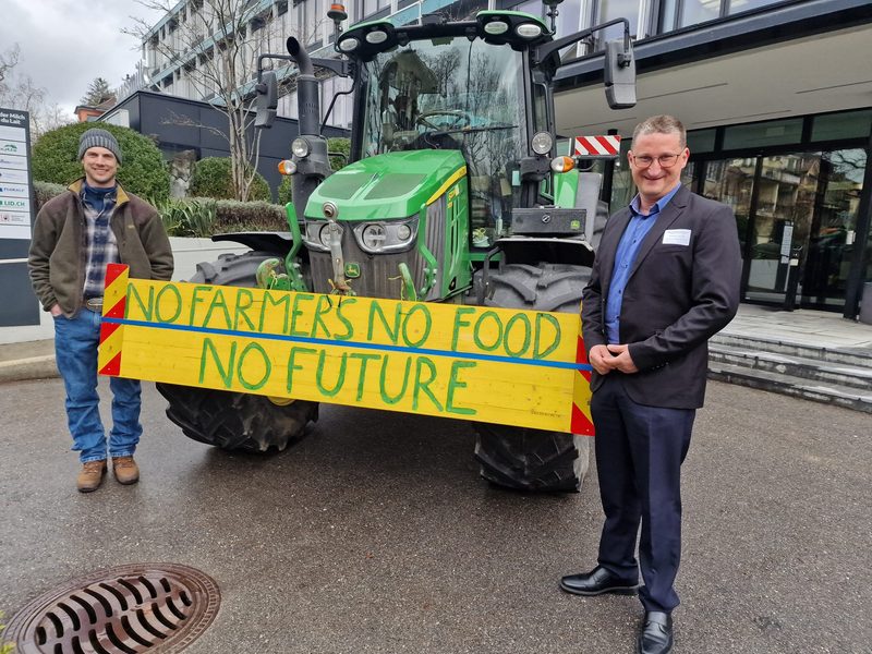 «Keine Bauern, kein Essen, keine Zukunft», sagt Roman Hodel zu BOM und Bevölkerung