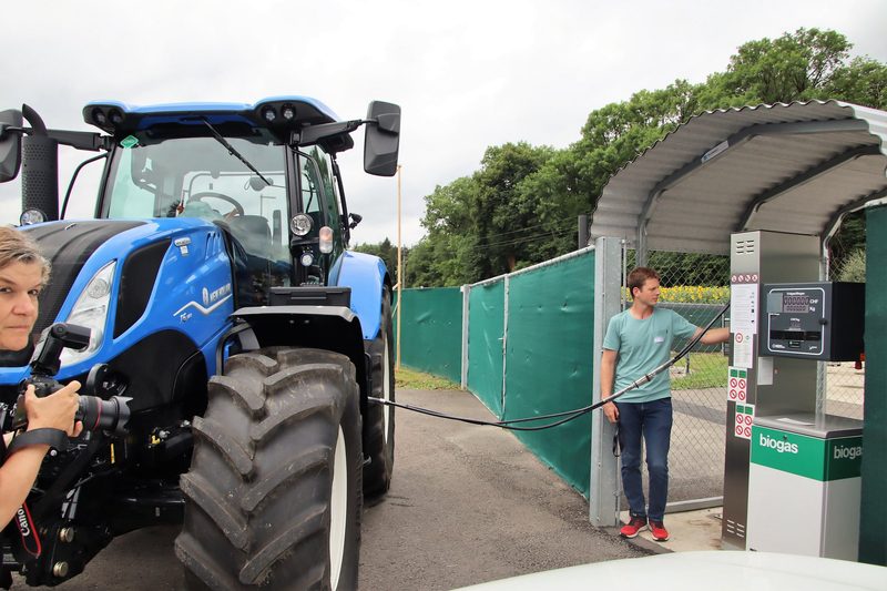Biogas direkt ab Hof dank der neuen Tankstelle in Thayngen