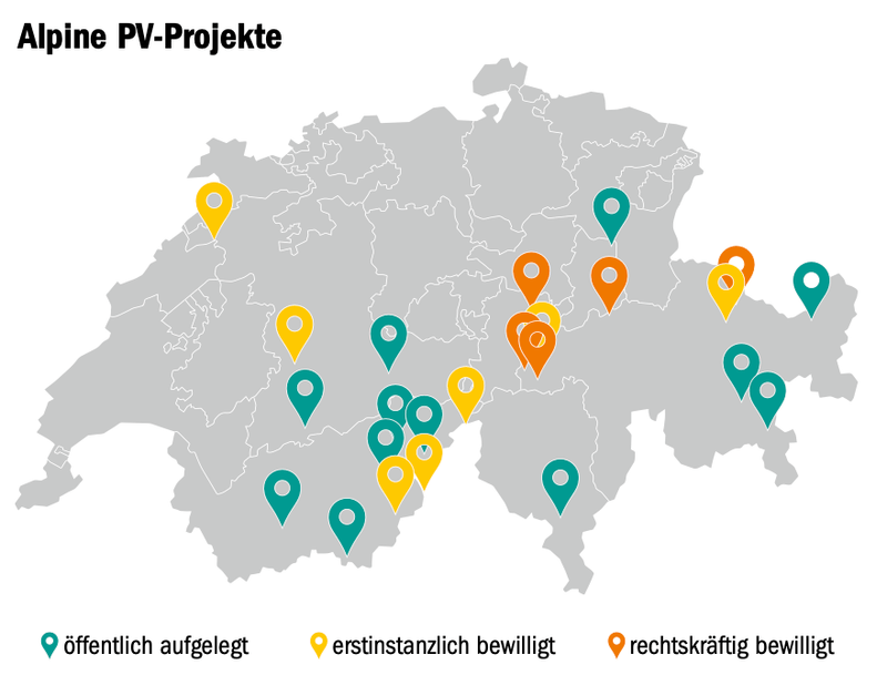 Das Alpgebiet als Energiequelle: Wie weit sind alpine Solaranlagen?