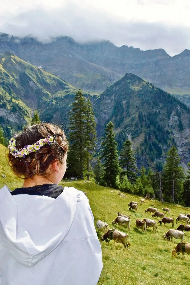 Ein letzter Blick, bevor es von der Alp Ramin zurück ins Tal geht.
