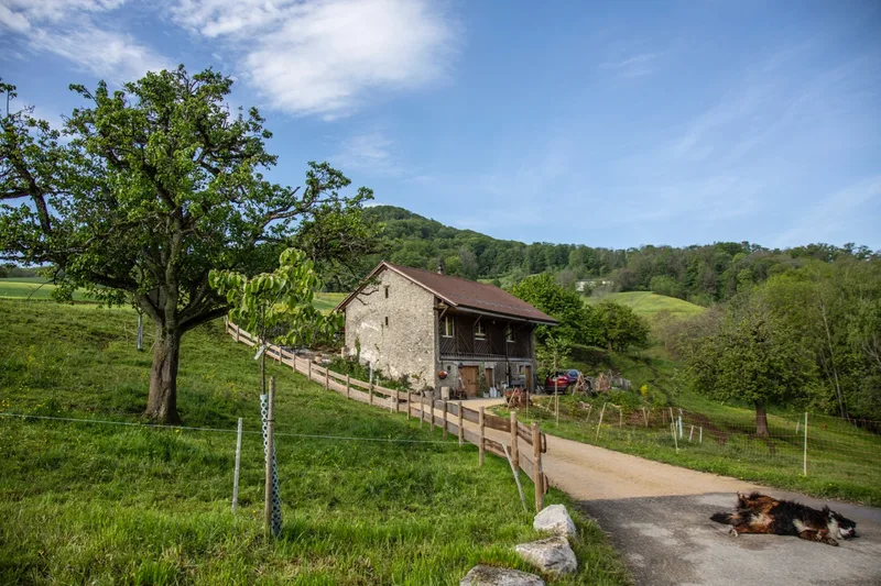Das Haus der Verpächter ist ein ehemaliges Weidschürli.
