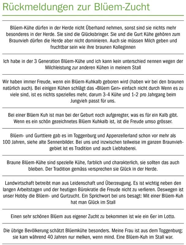 Die Rückkehr der Blüem-Kuh: Zwischen Genetik, Emotion und Tradition