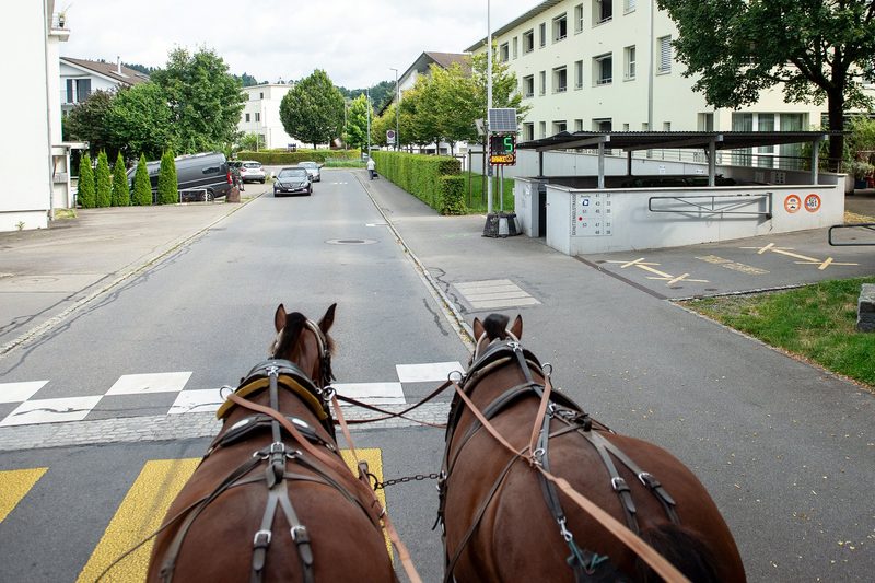 Unterwegs mit dem Rösslitram