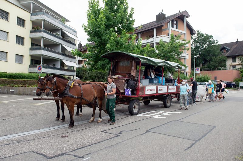 Unterwegs mit dem Rösslitram
