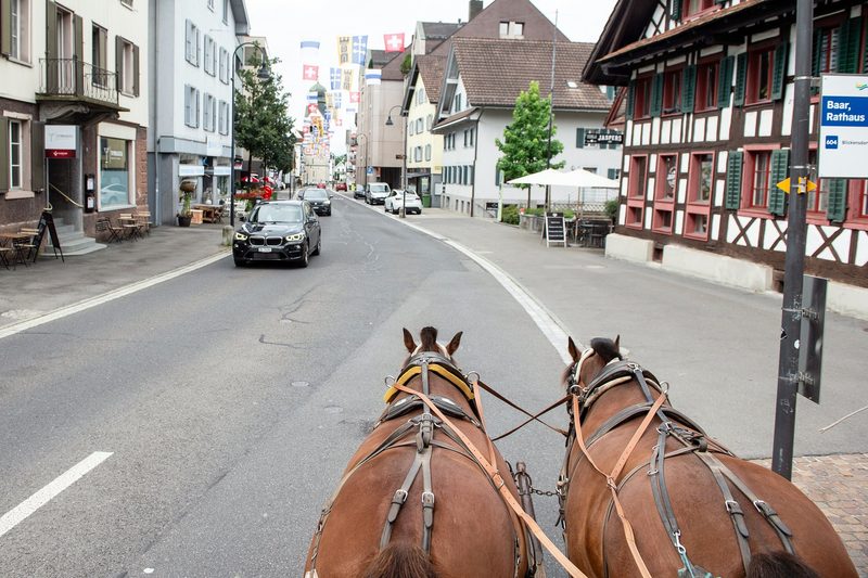 Unterwegs mit dem Rösslitram