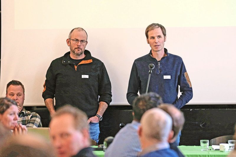 Toni Büchler (l.) und Christian Galliker führten Bio Luzern 2024 erstmals im Co-Präsidium.