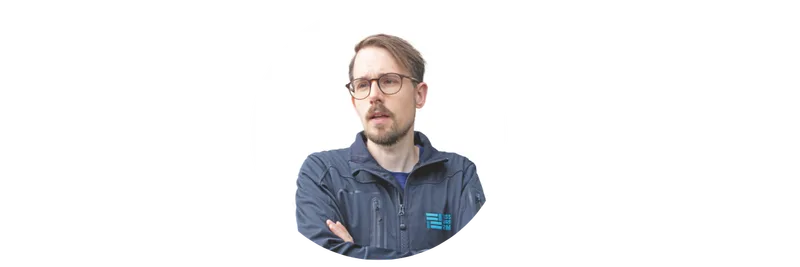 Porträt von Florian Abt von der Swiss Future Farm