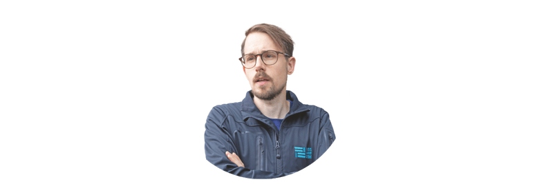 Porträt von Florian Abt von der Swiss Future Farm