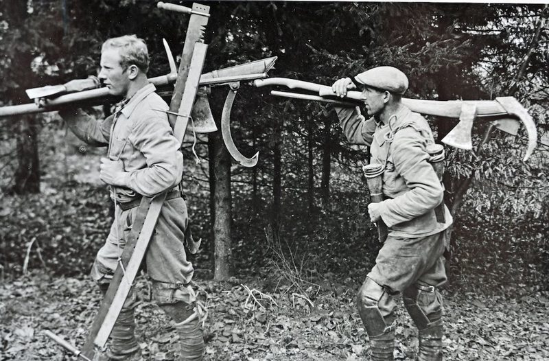 Wie vor 100 Jahren im Wald gearbeitet wurde – und wie das heute geht