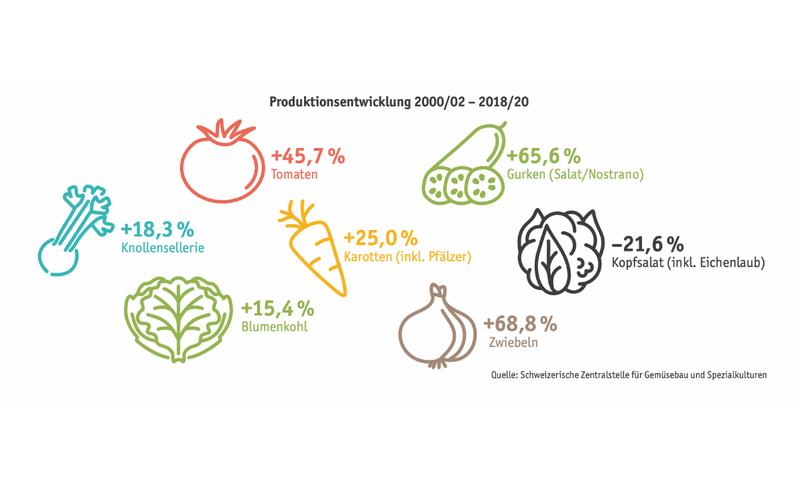 Statistik zum Corona-Jahr: 2020 wurde z.B. rekordviel Gemüse angebaut und gegessen