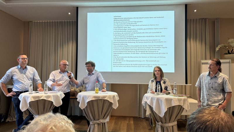 Für Biodiversität waren alle: wie und wieviel, das war umstritten
