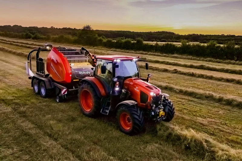 Der Kubota M6002 Traktor.