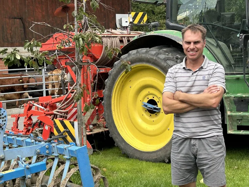 Marius Frei ist der Mister Farmdroid vom Lenzberg