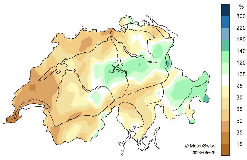 So nass war der Frühling 2023 wirklich
