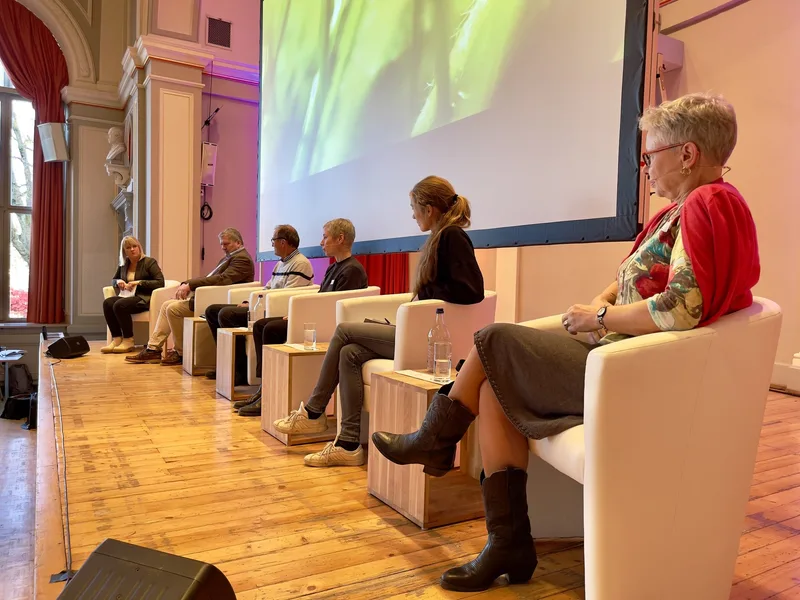Die Teilnehmer der Podiumsdiskussion zum Thema «Bio vs. CRISPR/Cas».