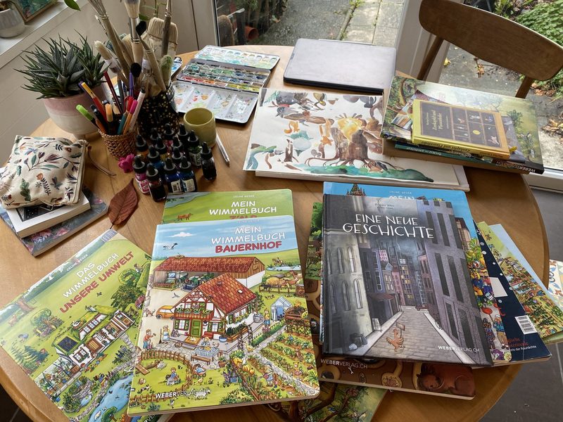 Illustratorin Celine Geser findet Ruhe und Inspiration im Landleben