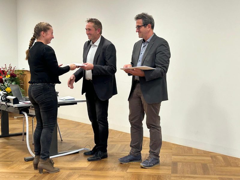Diplomfeier mit Instagram am Plantahof
