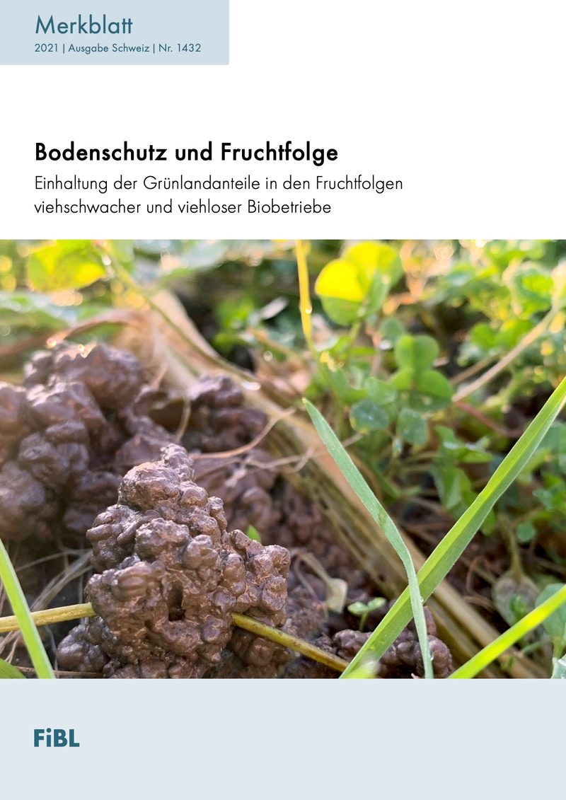 Das gilt bei Bodenschutz und Fruchtfolge für Bio-Betriebe mit wenig Vieh
