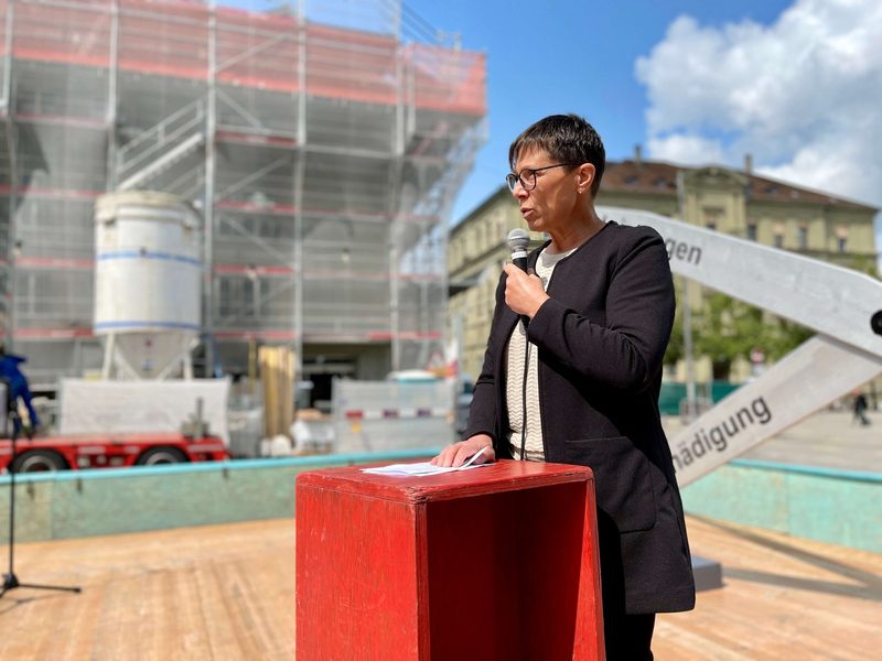 Anne Challandes vom Schweizerischen Bäuerinnen- und Landfrauenverband SBLV.
