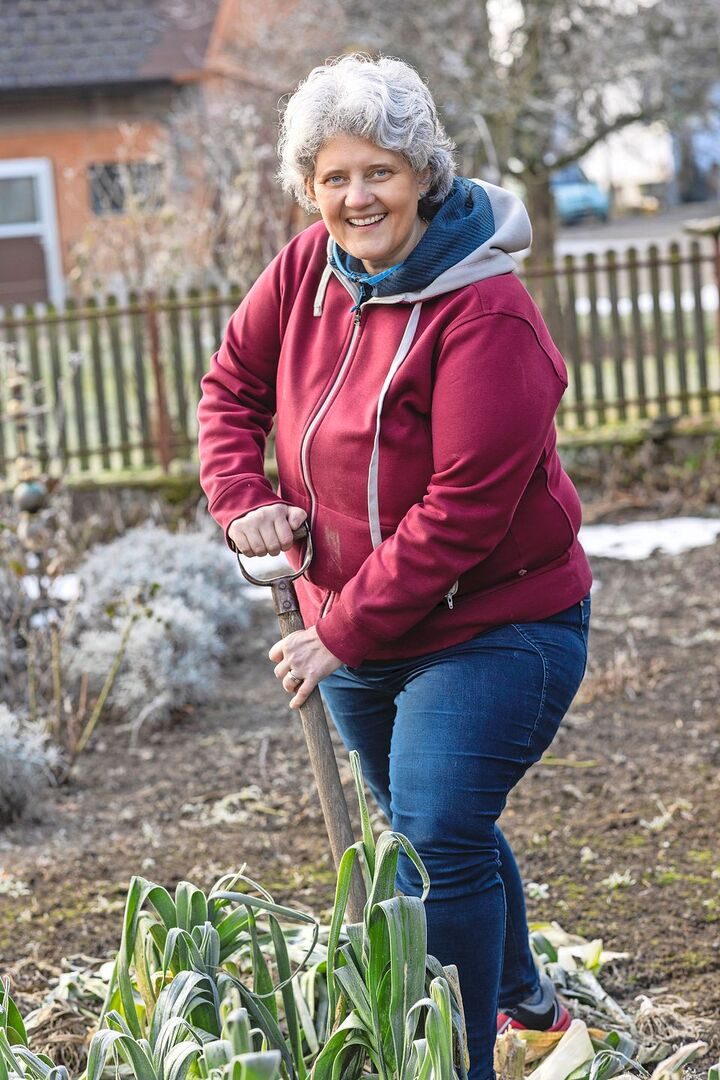 Die gelernte Gärtnerin Barbara Kunz freut sich auf die nächste Ausbildung.