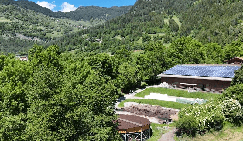 Die Arbeitsgemeinschaft Obrecht in Paspels GR produziert klimaneutral