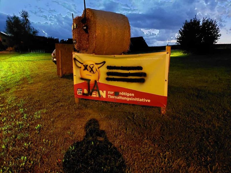 MTI-Nein-Sujets werden zerstört – SBV ruft zur Sachlichkeit auf
