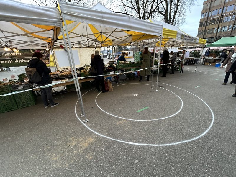 Zürcher Marktfahrer im Gegenwind