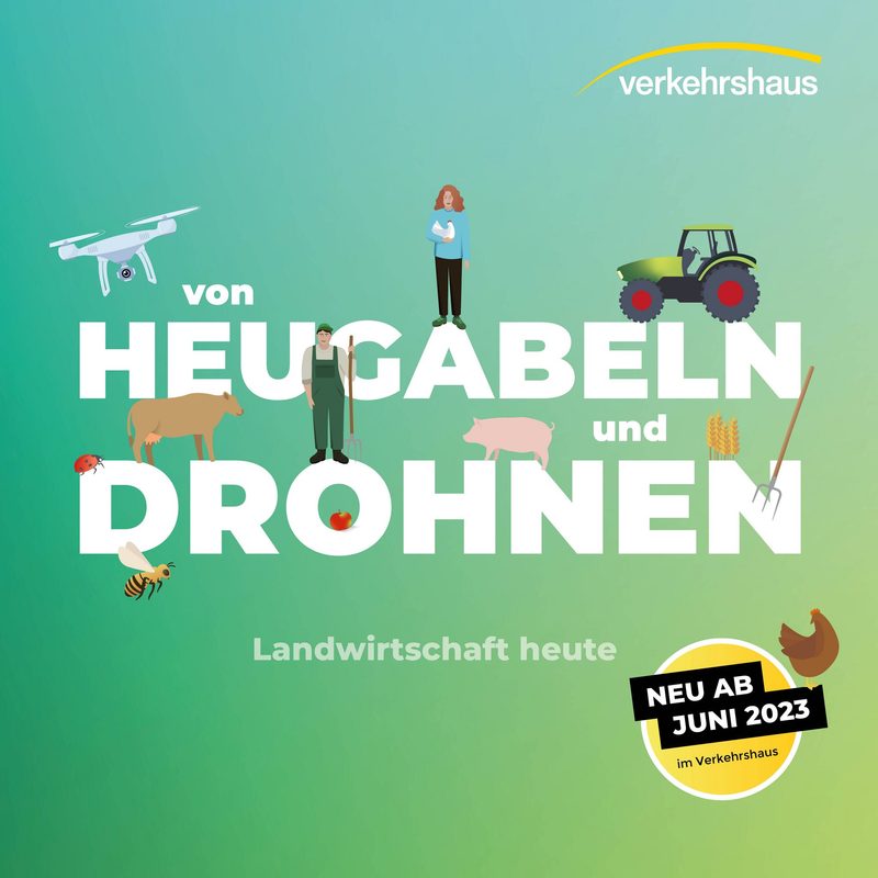 Im Verkehrshaus der Schweiz steht jetzt ein Bauernhof