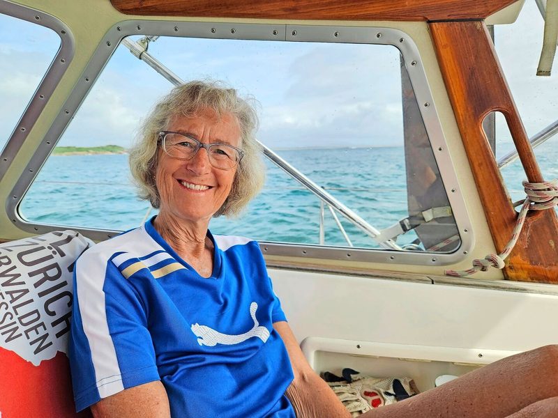 Nah und fern zugleich: Pia Koch lebt auf einer Segelyacht.