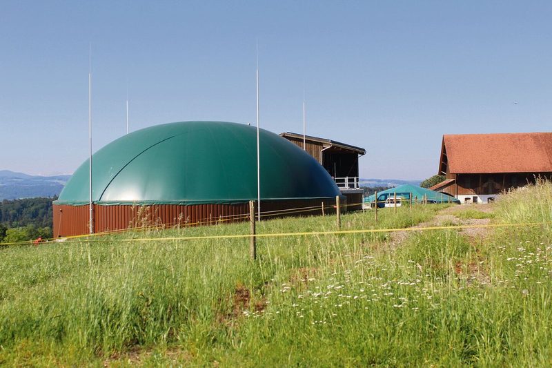 Mit Biogasanlagen liesse sich die nötige Reduktion der Emissionen zur «Methan-Neutralität» erreichen.