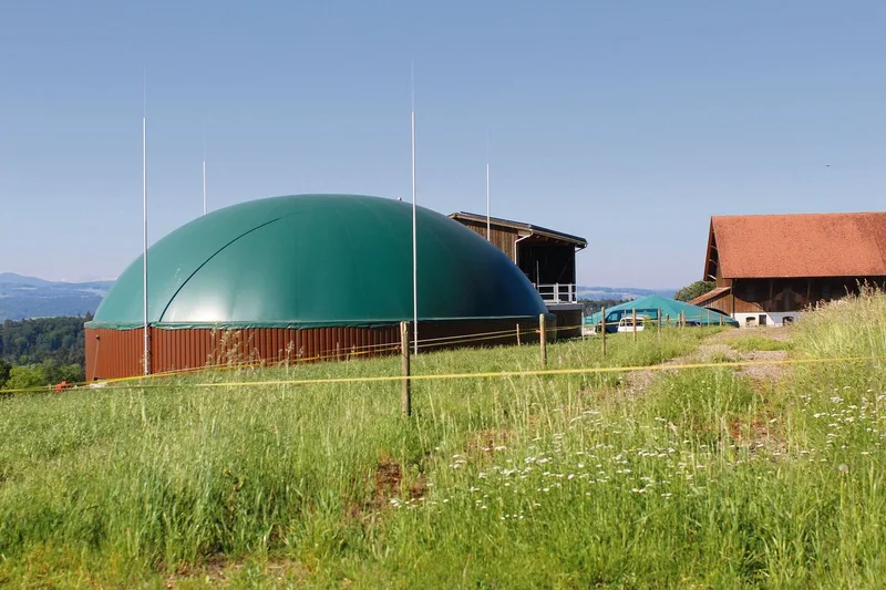 Mit Biogasanlagen liesse sich die nötige Reduktion der Emissionen zur «Methan-Neutralität» erreichen.