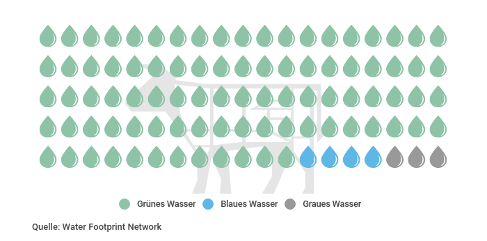 Wie viel Wasser verbraucht Rindfleisch?