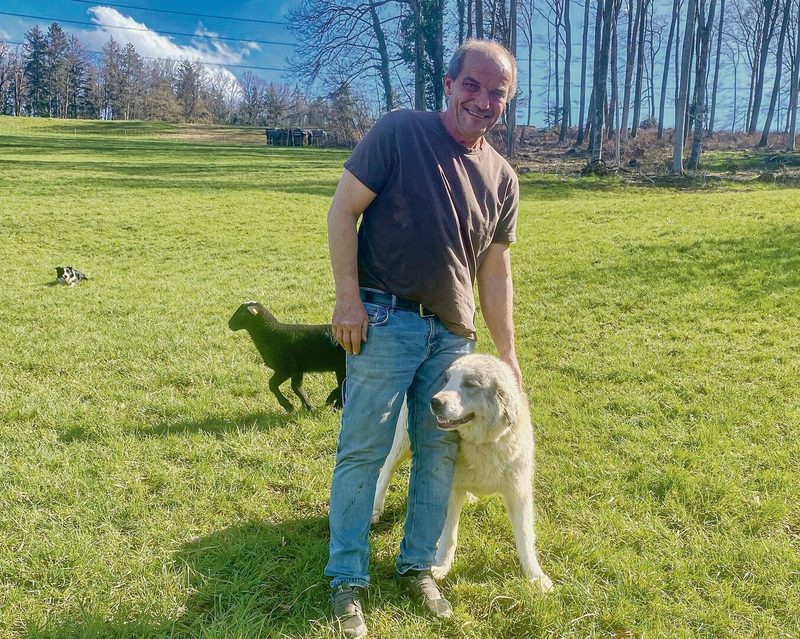 Setzt auf Genetik und Ausbildung bei seinen Herdenschutzhunden: Schaf- und Hundezüchter Stefan Sprunger aus Bubendorf.