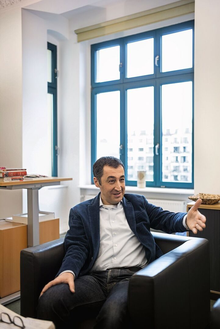 Porträt von Cem Özdemir, deutscher Landwirtschaftsminister.