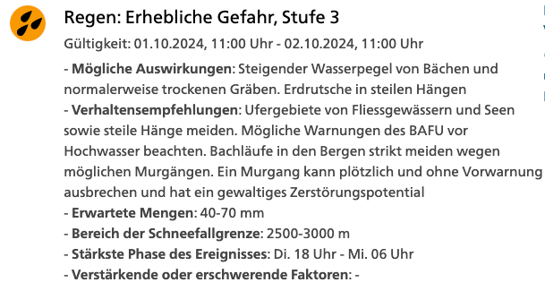 Isaac soll Unwetter und intensive Niederschläge bringen