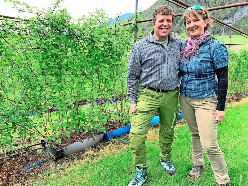 Manuela und Markus Filliger vom Bielihof setzen auf Spezialkulturen mit Direktvermarktung.