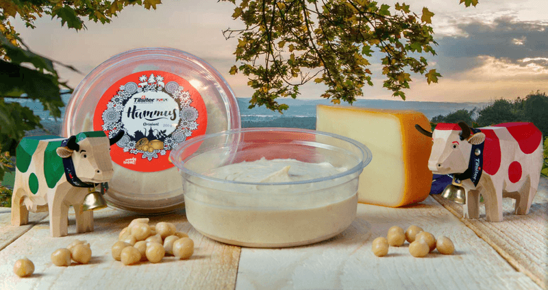 «Weltneuheit»: Tilsiter lanciert einen Hummus mit Käse