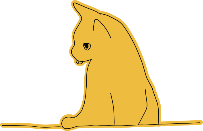 Katzen als Haustiere auf dem Hof