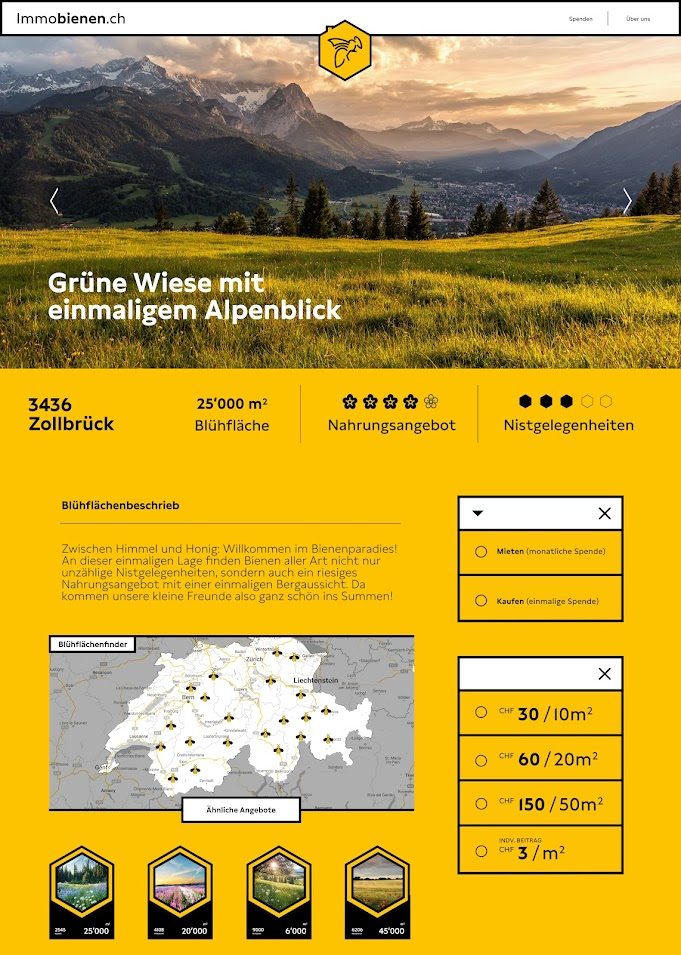 Unterstützung für Blühflächen startet neu mit «Immobienen» durch