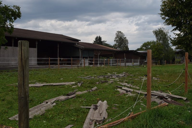 Sturm, Hagel und Hochwasser in der Ostschweiz
