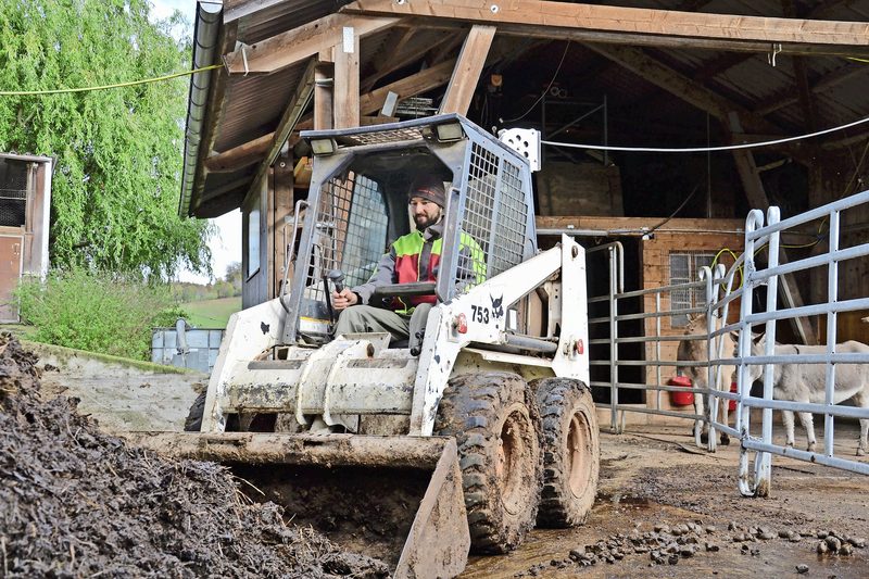 Simon Vögeli rüstete seinen Bobcat auf einen Elektromotor um