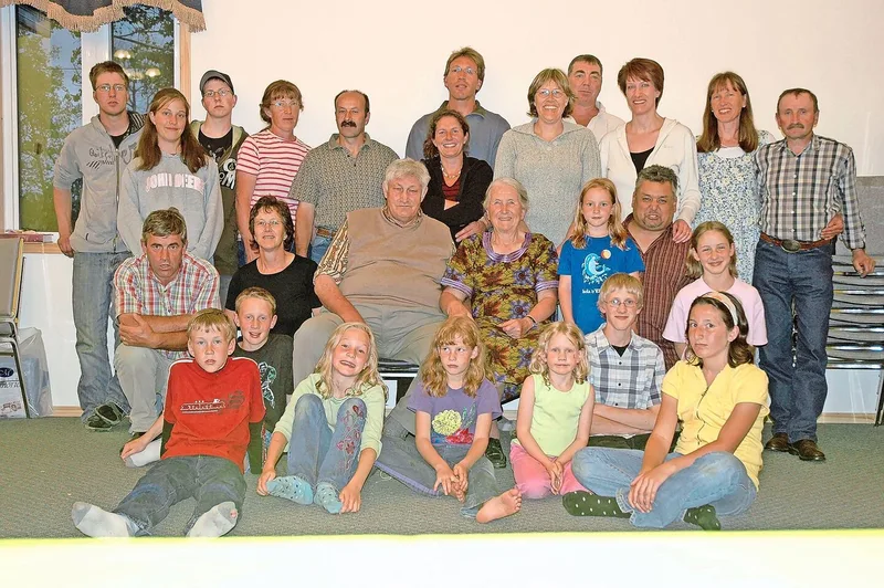 Es kamen sechs, heute sind es 48: Familie Lehmann mit den Pionieren Gottlieb und Helen Lehmann.