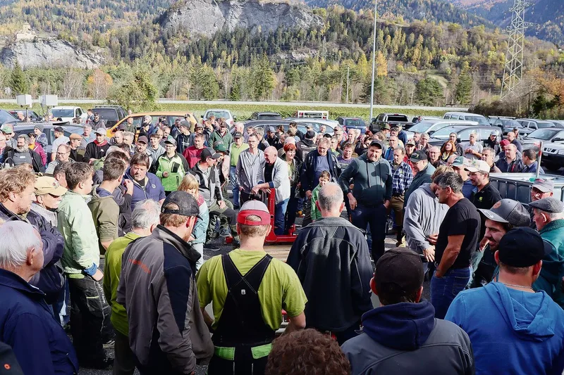 Rund 1000 Besucher sind zur Gant gekommen.