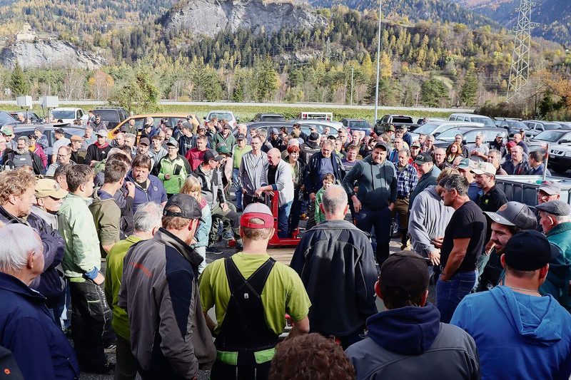 Rund 1000 Besucher sind zur Gant gekommen.